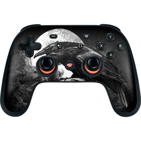 Alchemy Carta Poe's Raven Google Stadia Controller Skin