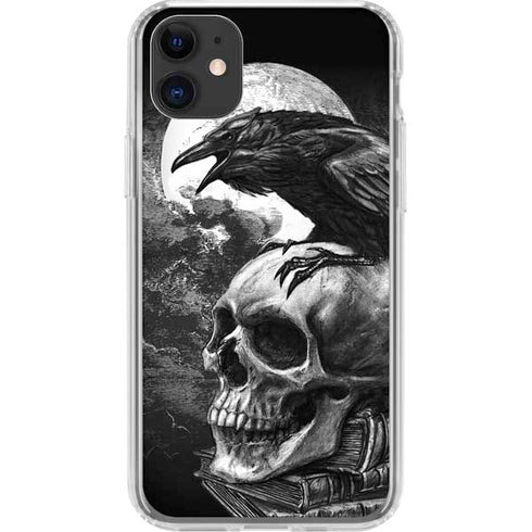 Alchemy Carta Poes Raven iPhone 11 Clear Case