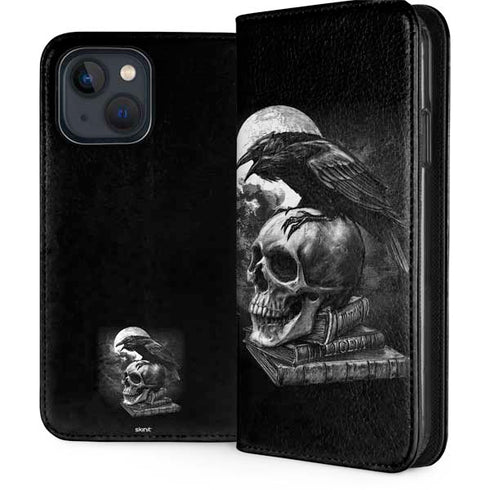 Alchemy Carta Poe's Raven iPhone 15 Plus Folio Case