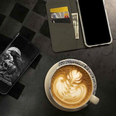 Alchemy Carta Poe's Raven iPhone 15 Pro Max Folio Case