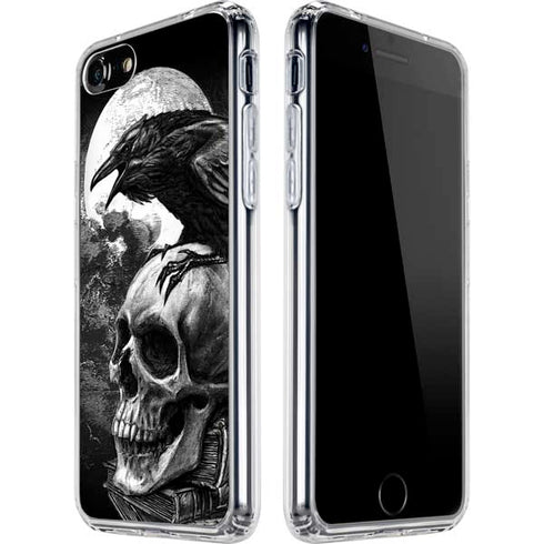 Alchemy Carta Poe's Raven iPhone SE (2nd & 3rd Gen) Clear Case