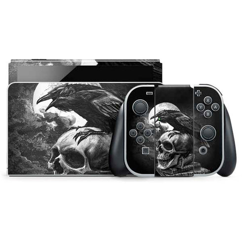 Alchemy Carta Poe's Raven Nintendo Switch OLED (2021) Skin