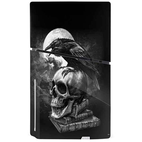 Alchemy Carta Poes Raven PS5 Slim Disk Console Skin