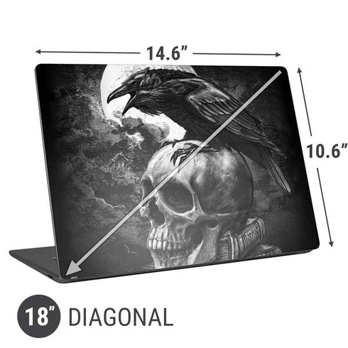 Alchemy Carta Poe's Raven Universal Laptop 18in (14.6 x 10.6in) Skin