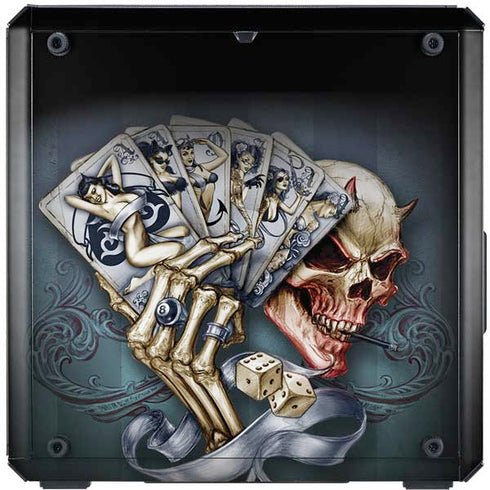 Alchemy Carta Read Em and Weep Cooler Master MasterBox Q300L Mini Tower Skin