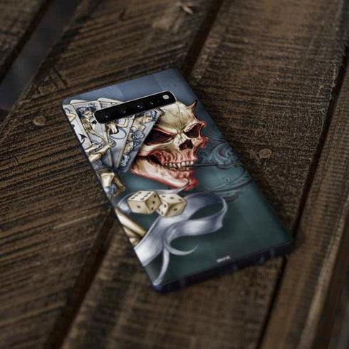 Alchemy Carta Read Em and Weep Galaxy S10 Plus Skin