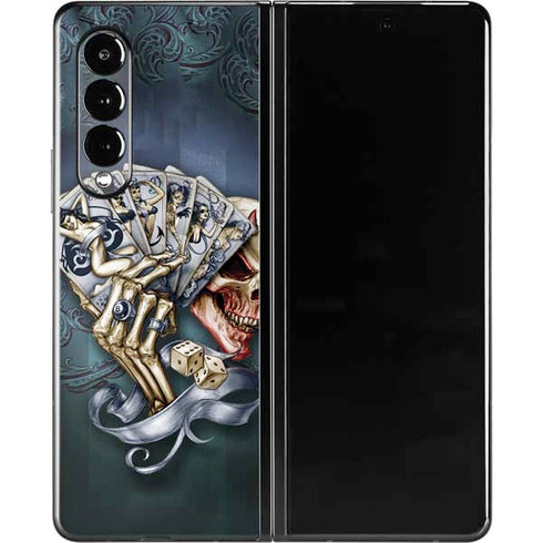 Alchemy Carta Read Em and Weep Galaxy Z Fold3 5G Skin