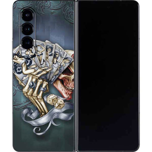 Alchemy Carta Read Em and Weep Galaxy Z Fold4 5G Skin