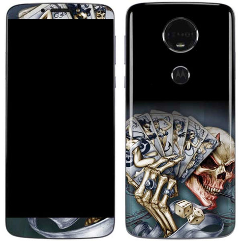 Alchemy Carta Read Em and Weep Moto E5 Plus Skin
