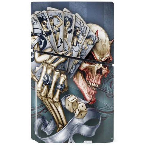 Alchemy Carta Read Em and Weep PS5 Slim Disk Console Skin