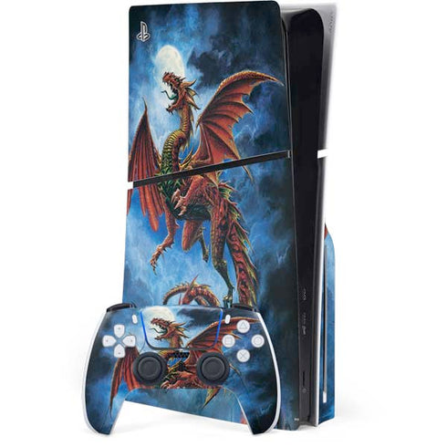 Alchemy Carta Whitby Wyrm PS5 Slim Disk Bundle Skin