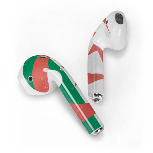 Algeria Flag Distressed Apple AirPods Skin