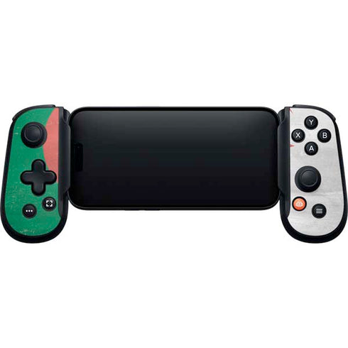 Algeria Flag Distressed Backbone One for iPhone Game Controller Skin