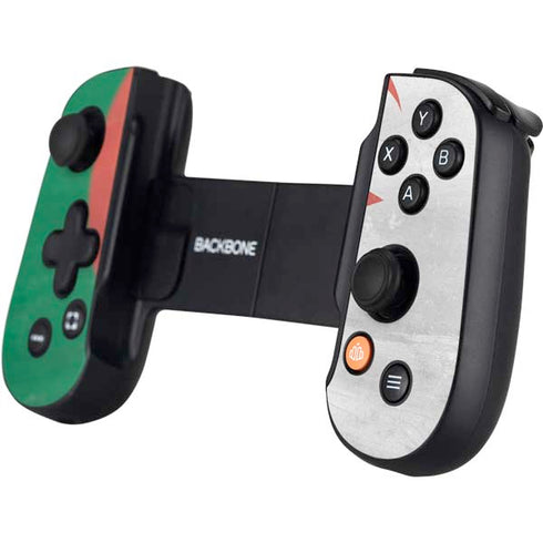 Algeria Flag Distressed Backbone One for iPhone Game Controller Skin