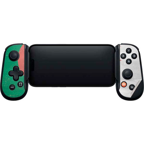 Algeria Flag Distressed Backbone One for iPhone Game Controller Skin