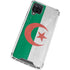 Algeria Flag Distressed Galaxy A12 Clear Case