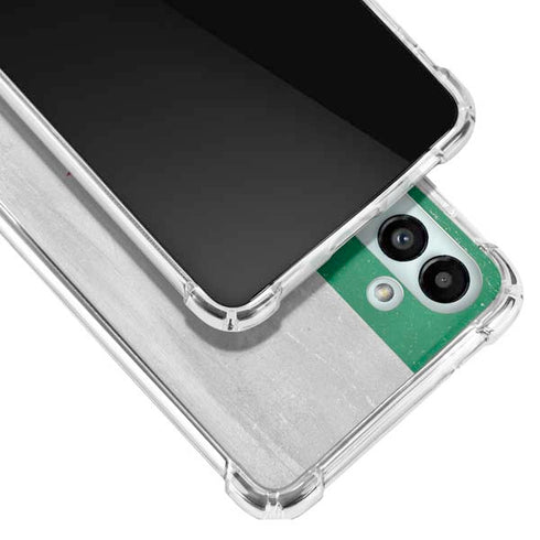 Algeria Flag Distressed Galaxy A13 5G Clear Case