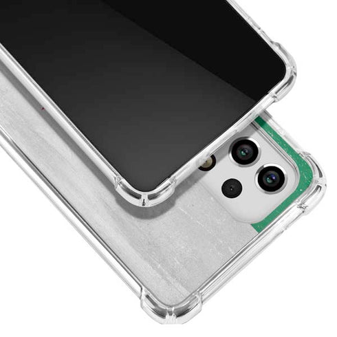 Algeria Flag Distressed Galaxy A53 5G Clear Case