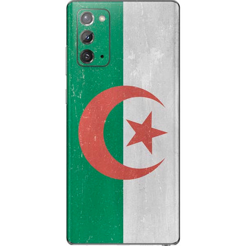 Algeria Flag Distressed Galaxy Note20 5G Skin