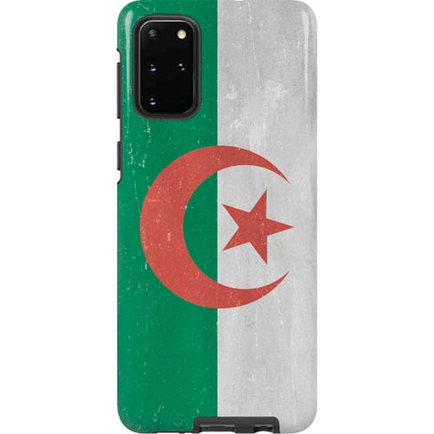 Algeria Flag Distressed Galaxy S20 Plus Pro Case