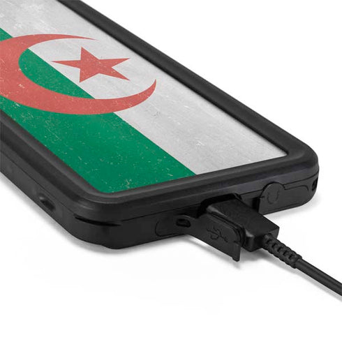 Algeria Flag Distressed Galaxy S20 Plus Waterproof Case
