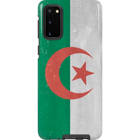 Algeria Flag Distressed Galaxy S20 Pro Case
