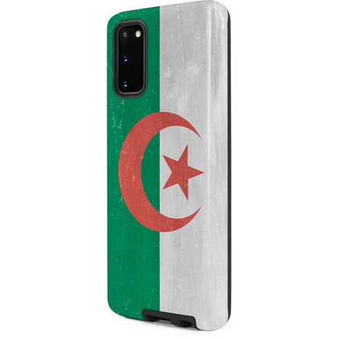 Algeria Flag Distressed Galaxy S20 Pro Case