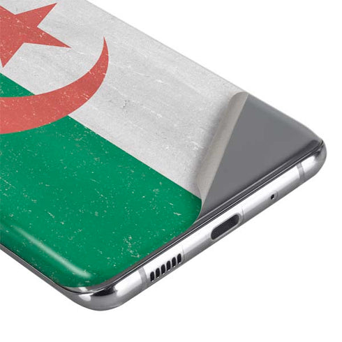 Algeria Flag Distressed Galaxy S20 Skin