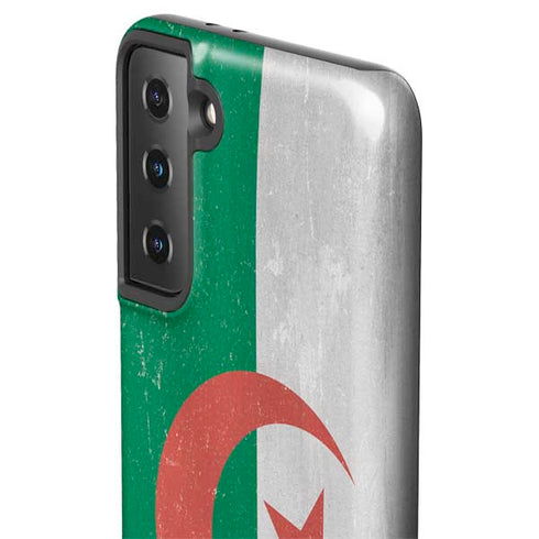 Algeria Flag Distressed Galaxy S21 Plus 5G Pro Case