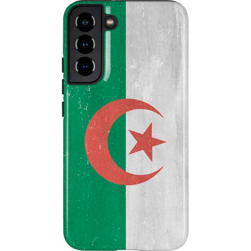Algeria Flag Distressed Galaxy S22 Plus Pro Case