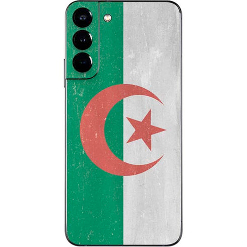 Algeria Flag Distressed Galaxy S22 Plus Skin