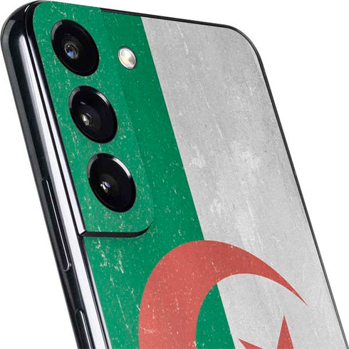 Algeria Flag Distressed Galaxy S22 Plus Skin
