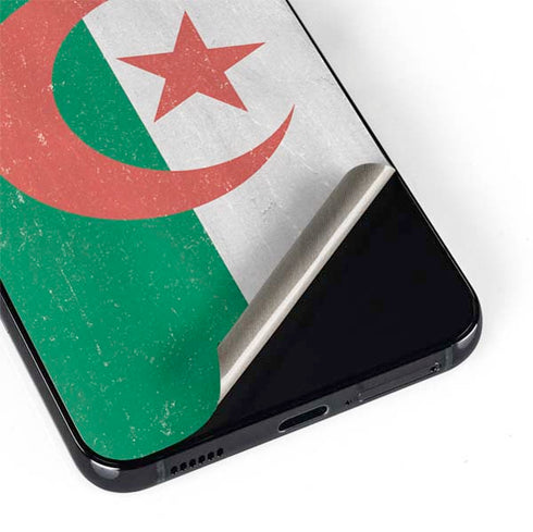 Algeria Flag Distressed Galaxy S22 Plus Skin