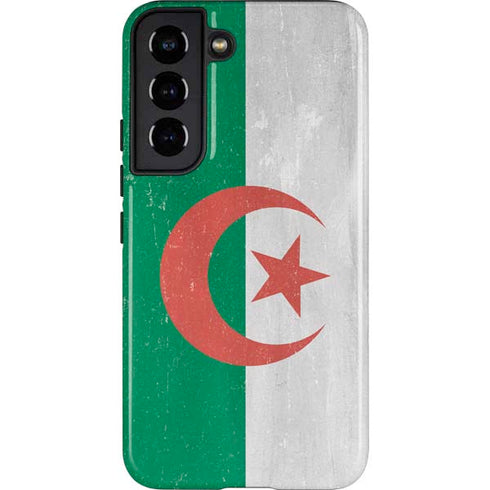 Algeria Flag Distressed Galaxy S22 Pro Case