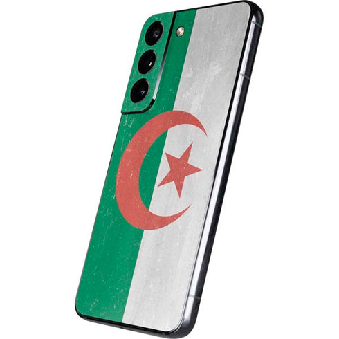Algeria Flag Distressed Galaxy S22 Skin