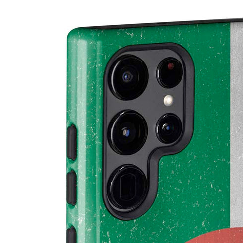 Algeria Flag Distressed Galaxy S22 Ultra Pro Case