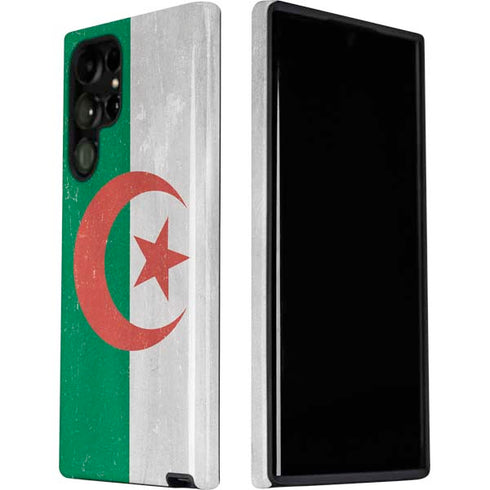 Algeria Flag Distressed Galaxy S22 Ultra Pro Case