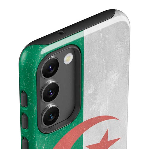 Algeria Flag Distressed Galaxy S23 Pro Case