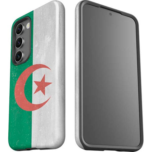 Algeria Flag Distressed Galaxy S23 Pro Case