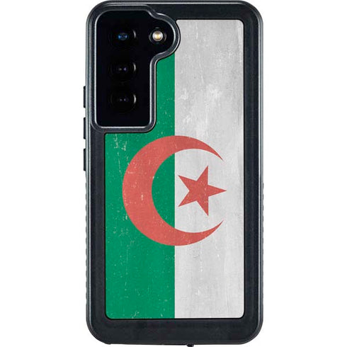 Algeria Flag Distressed Galaxy S23 Waterproof Case