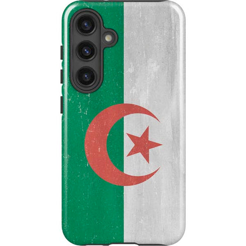 Algeria Flag Distressed Galaxy S24 Plus Impact Case