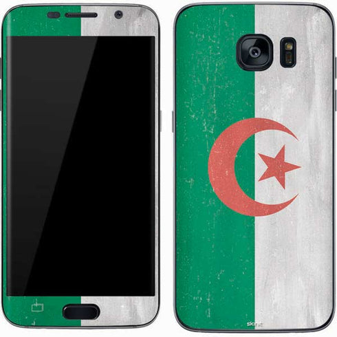 Algeria Flag Distressed Galaxy S7 Skin