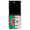 Algeria Flag Distressed Galaxy Z Flip5 5G Clear Case