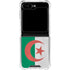Algeria Flag Distressed Galaxy Z Flip5 5G Clear Case