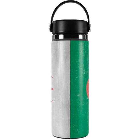 Algeria Flag Distressed Hydro Flask 20oz Wide Mouth Skin