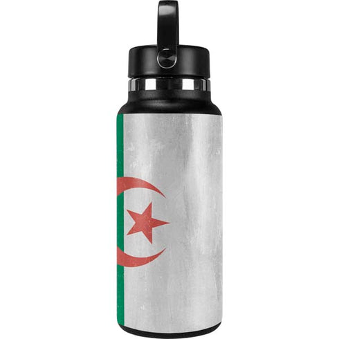 Algeria Flag Distressed Hydro Flask 32oz Wide Mouth Skin