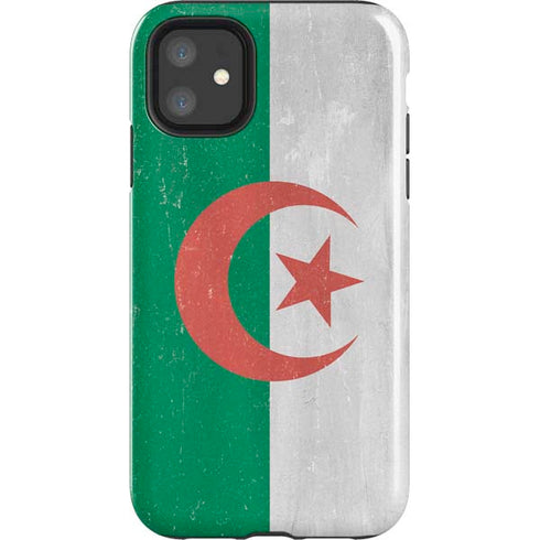 Algeria Flag Distressed iPhone 11 Impact Case