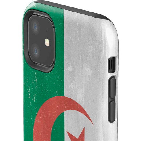 Algeria Flag Distressed iPhone 11 Impact Case