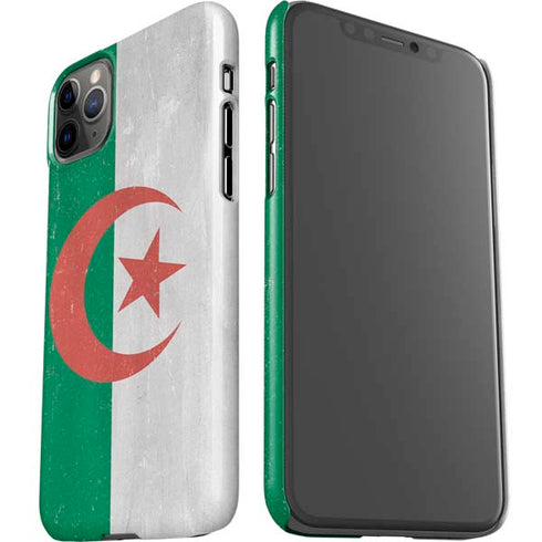 Algeria Flag Distressed iPhone 11 Pro Max Lite Case
