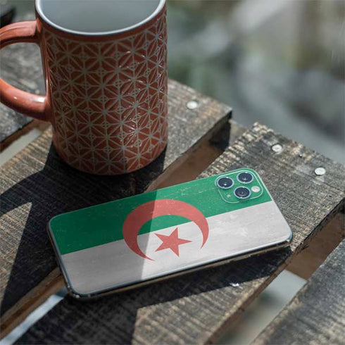 Algeria Flag Distressed iPhone 11 Pro Max Skin